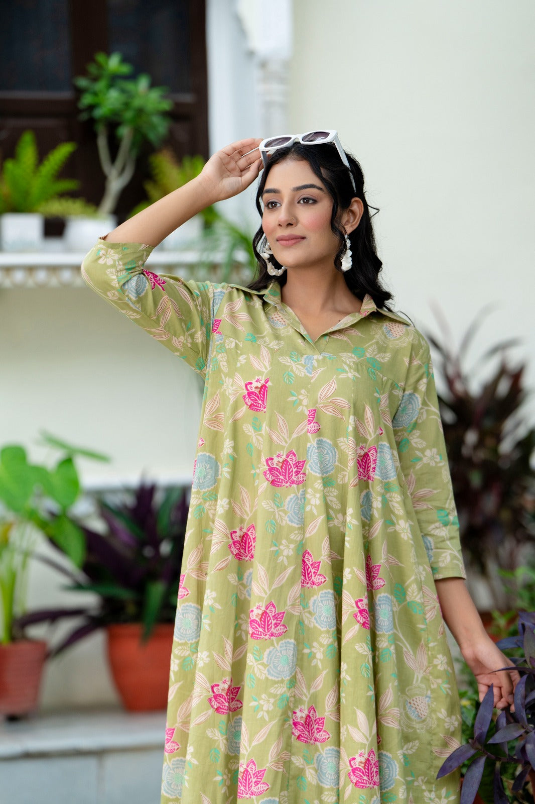 RATAN CRAFTS In this summer every pretty girls want to add in their wardrobe this beautiful stylish Reyon dress Awesome colours of this beautiful Reyon fabric Full printed