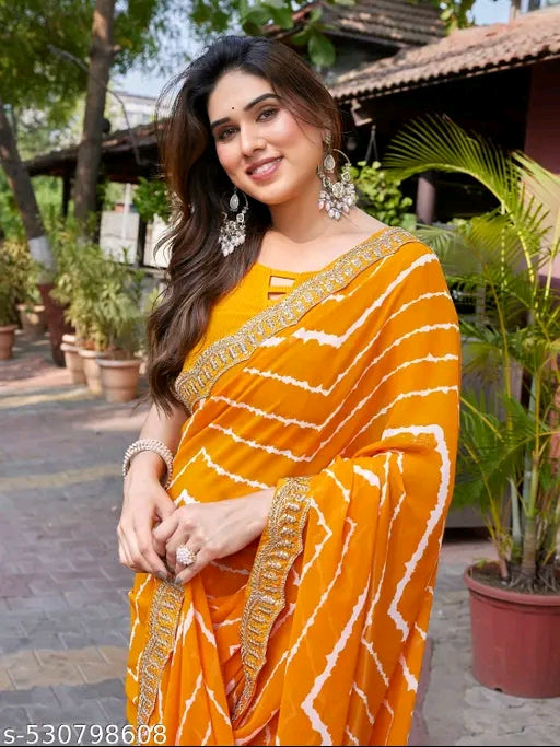 RATAN CRAFTS 
Elegant Soft Silk Saree for Women – Traditional Wedding Wear with Rich Zari Border, Designer Pallu, and Unstitched Blouse Piece – Perfect for Festivals,