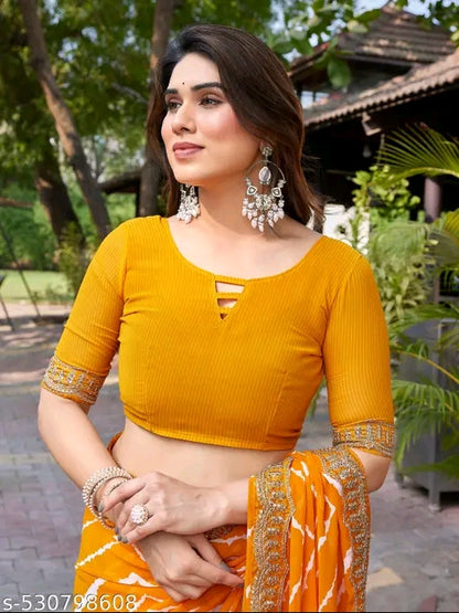 RATAN CRAFTS 

Elegant Soft Silk Saree for Women – Traditional Wedding Wear with Rich Zari Border, Designer Pallu, and Unstitched Blouse Piece – Perfect for Festivals,